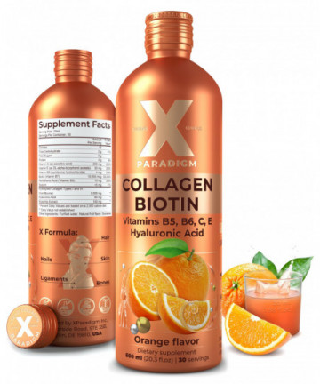 XParadigm Collagen Biotin 600ml, Orange
