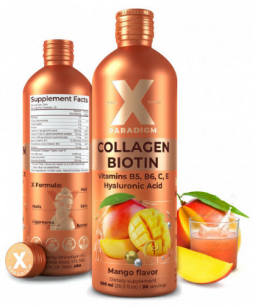XParadigm Collagen Biotin 600ml, Mango