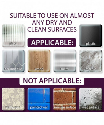 GreenFix Large Sticky Dots 200PCs - Clear Glue Gel Dots Removable - Self Adhesive Dots Double Sided - Sticky Tack for