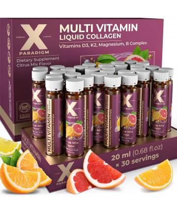 XParadigm Puritas Corpus Liquid Collagen Drink Multivitamin, 30 Servings