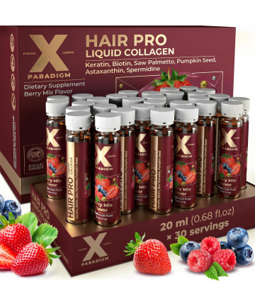 Hair PRO Liquid Collagen Drink for Women, 30 Servings