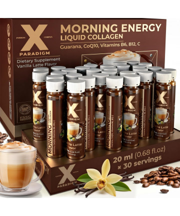XParadigm Puritas Corpus Liquid Collagen Drink Morning Energy, 30 Servings