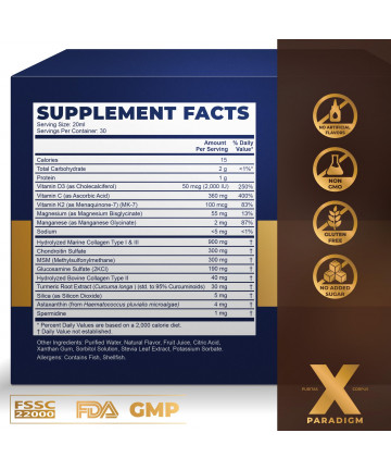 XParadigm Puritas Corpus Liquid Multi Collagen Sport Pro, 30 Servings